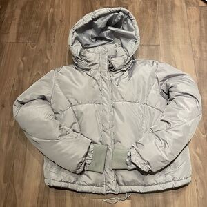 Gray Puffer Jacket